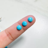 6x6mm Round Sleeping Beauty, Set of 4