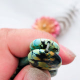 Medium Sea Green Nugget Treasure Mountain, Set of 7 Dimensions