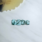 Medium Sky Blue Barrel Sand Hill Turquoise, Set of 4 Background