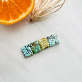 Medium Mixed Bar Mixed Turquoise, Set of 4 Background