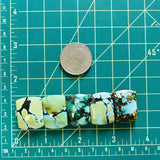 Large Mixed Barrel Mixed Turquoise, Set of 5 Dimensions