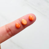6x8mm Teardrop Spiny Oyster, Set of 2