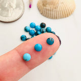 4x4mm Round Prince Egyptian, Set of 10