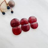 Large Red Half Moon Rosarita, Set of 6 Background