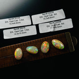 Authentic Ethiopian Mixed Opal Cabochons, set of 4