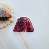 Medium Purple Teardrop Spiny Oyster, Set of 3 Background