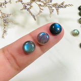 8x8mm Round Labradorite, Set of 8