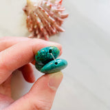 Large Ocean Blue Oval Yungai Beads, Set of 3 Extra