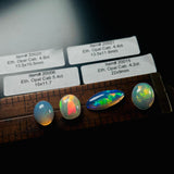 Authentic Ethiopian Mixed Opal Cabochons, set of 4