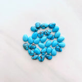 5x7mm Teardrop Prince Egyptian, Set of 4