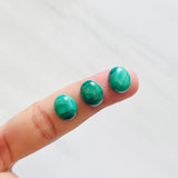 10x12mm Oval Malachite, Set of 1