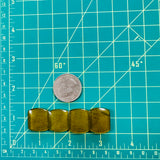 Medium Swamp Green Barrel Rosarita, Set of 4 Dimensions