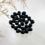 7x9mm Oval Onyx, Set of 20