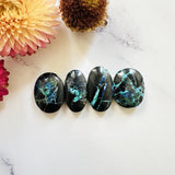 Medium Ocean Blue Mixed Yungai Turquoise, Set of 4 Background
