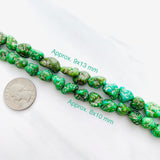 Sonoran Lime Turquoise Nugget Beads