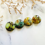 Medium Mixed Round Mixed Turquoise, Set of 4 Background