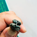 Small Sea Green Nugget Milky Way, Set of 3 Dimensions