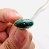 Medium Ocean Blue Nugget Treasure Mountain Beads Background