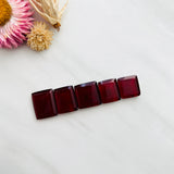 Medium Red Square Rosarita, Set of 5 Background