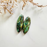Large Sea Green Surfboard Crescent Lake Variscite, Set of 2 Background