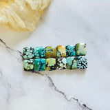 Small Mixed Barrel Mixed Turquoise, Set of 12 Background