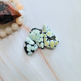 Medium Light Yellow Mixed Giraffe Turquoise, Set of 3 Background