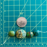 Medium Sea Green Nugget Giraffe, Set of 4 Extra