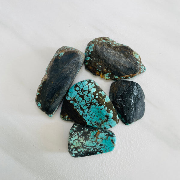 Ocean Blue Rough Natural Yungai Turquoise Slabs Dimensions