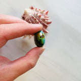 Large Sea Green Oval Treasure Mountain Beads Extra