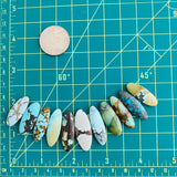 Medium Mixed Surfboard Mixed, Set of 11 Dimensions