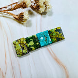 Medium Mixed Bar Mixed Turquoise, Set of 4 Background
