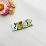 Large Mixed Bar Mixed Turquoise, Set of 4 Background