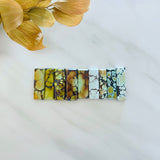 Large Mixed Bar Mixed Turquoise, Set of 9 Background