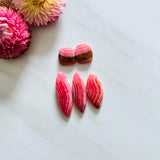 Large Pink Mixed Rhodochrosite, Set of 5 Background