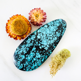 Giant Yungai Turquoise For Statement Jewelry Thin Backed Background