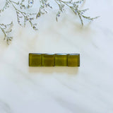 Medium Swamp Green Square Rosarita, Set of 4 Background