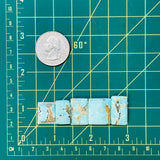 Medium Sky Blue Bar Sand Hill Turquoise, Set of 5 Dimensions