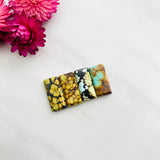 Medium Royal Orange Bar Treasure Mountain Turquoise, Set of 4 Background