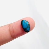 Mini Sky Blue Freeform Bisbee Turquoise Background