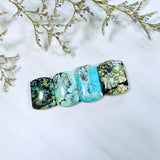 Large Mixed Barrel Mixed Turquoise, Set of 4 Background