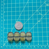 Medium Swamp Green Half Moon Rosarita, Set of 8 Dimensions