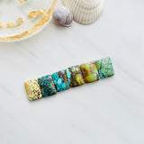 Medium Mixed Bar Mixed Turquoise, Set of 6 Background