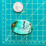 Large Deep Green Oval Crescent Lake Variscite Dimensions