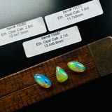 Authentic Ethiopian Mixed Opal Cabochons, set of 3
