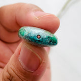 Medium Lime Green Nugget Bamboo Mountain Beads Background