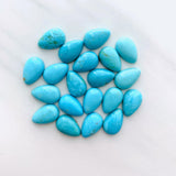 8x12mm Teardrop Kingman, Set of 2