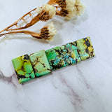 Medium Mixed Bar Mixed Turquoise, Set of 6 Background