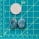 Medium Sky Blue Nugget Yungai, Set of 2 Extra