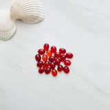 8x10mm Oval Carnelian, Set of 2