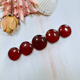 Medium Red Round Rosarita, Set of 5 Background